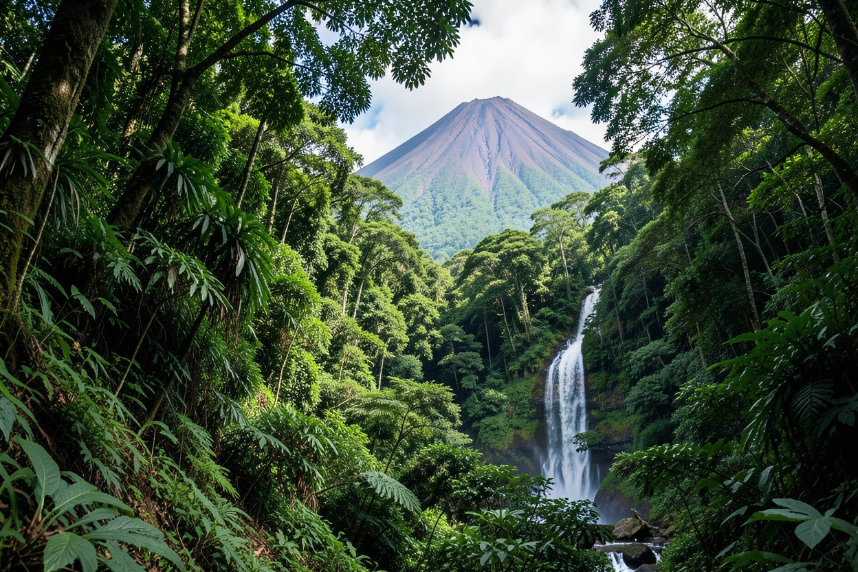 Jungle et volcan au Costa Rica