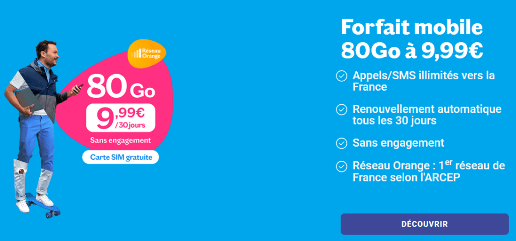 Forfaits mobile sans engagement